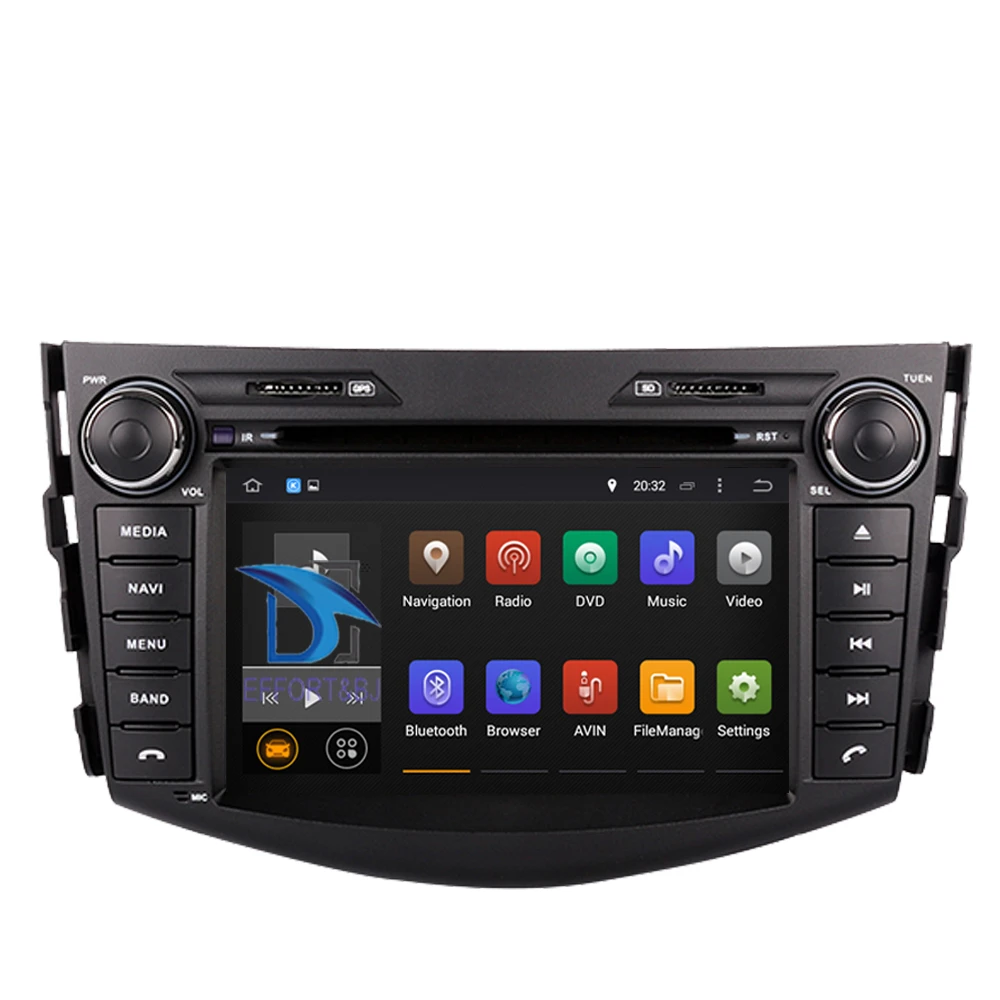 Автомобильный мультимедийный DVD-плеер на Android 10 0 с GPS-навигацией для Toyota RAV4 2006-2012