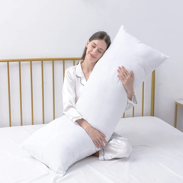 Dakimakura-almohada larga de algodón 100%, accesorio de cama interior,  decoración para el cuerpo