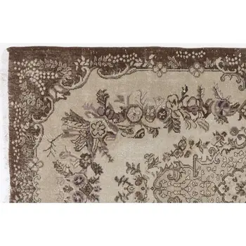 

Handmade Beige Vintage English English Area Rug 171x291 Cm-5'7''X9'7''