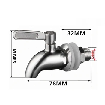 

Spigot Tap Faucet For Wine Barrel Drinks Beverage Dispenser Bar Wine Parts New