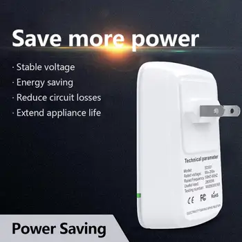 

Smart HomeElectricity Saving Box 90V-240V Electric Energy Power Saver Power Factor Saver Device up to 30% Smart EU/UK/US AU Plug