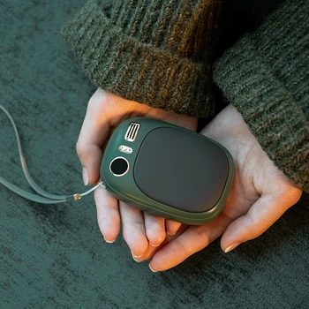 

New Hand Warmer Rechargeable Portable Hand Warmers 2-in-1 Pocket Charger Mini Retro USB Hand Warmer For Winter Warm Dropshipping