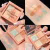 4 Color Eye Shadow Palette Glitter Pearlescent Waterproof Big Sequin Eye Shadow Natural Lasting Makeup Cosmetic 2022 New ► Photo 2/6