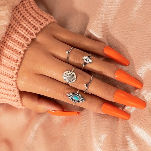 steel ring halloween Jewelry for women Snake ring jewelry slytherin Punk Ring on phalanx anel masculino rings set