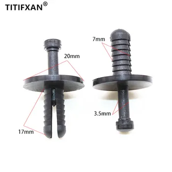 

5PCS Car air filter intake pipe inlet tube catheter clamp plastic fastener clip For BMW X1 X3 X5 X6 3/5/7 series