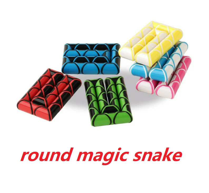 

Newest ZCUBE hellocube Mini 24 Blocks Magic Snake Ruler Cube Puzzle Spinner cubo magico Children Education Imagination Game Toys