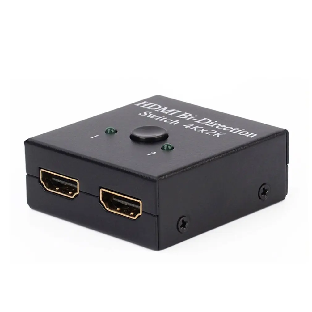 Full Hd Hdmi разделитель 4K высокой четкости разделитель экрана Hdmi разделитель экран мини Hdmi 1080P Hd черный