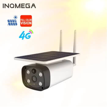 

INQMEGA 1080P Starlight 4G SIM Card Solar Battery Camera IP Wifi Camera Outdoor Waterproof Wireless Surveillance CCTV Camera