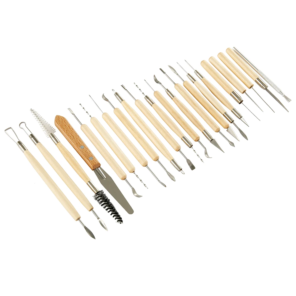 27 шт. набор инструментов для моделирования и резьбы из глины Fimo керамика