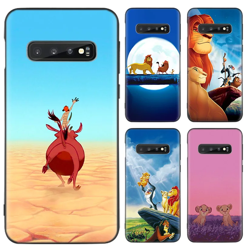 Lion king Simba Case for Samsung Galaxy S10 Plus Lite Note 10 9 8 S9 S8 1