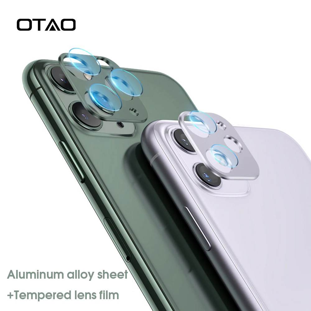  OTAO Kamera Objektiv Screen Protector Auf Für iPhone 11 Pro Max Gehärtetem Glas Film Volle Abdeckun