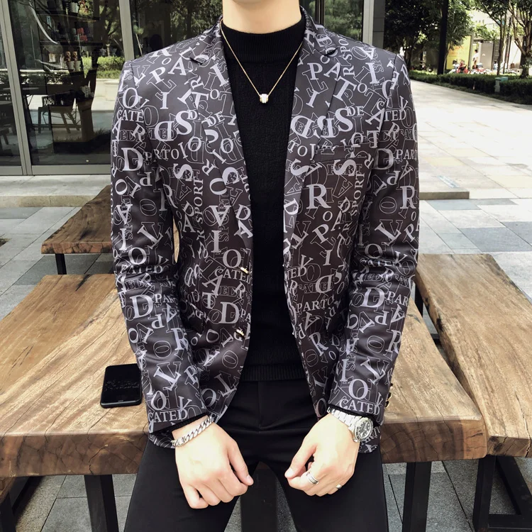 2019autumn and winter large size fashion trend high quality men's suit British style men's suit dress casual luxury men clothing 2019autumn and winter large size fashion trend high quality men's suit British style men's suit dress casual luxury men clothing