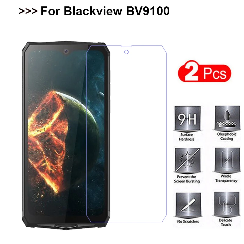 Закаленное стекло 9H 2.5D для Blackview BV9100 2 шт.|screen protector film|protector filmscreen film |