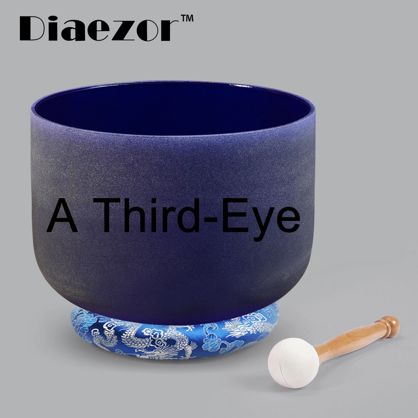 440Hz A Third eye 10 дюймов C/D/E/F/G/A/B чакра цветной матовый кристалл поющая чаша звук Исцеление/Maditation - Цвет: 440Hz A Third eye