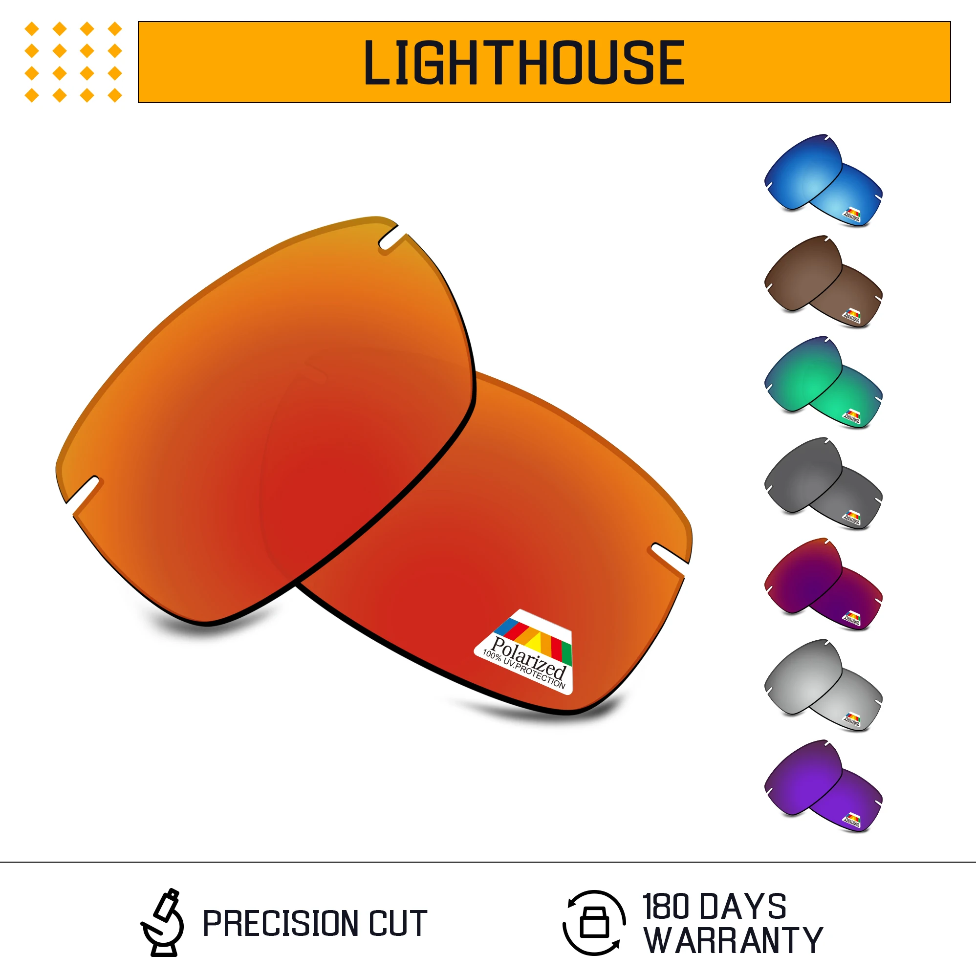 BwakePOLYCARBONATEPolarizedReplacementLensesforMauiJim