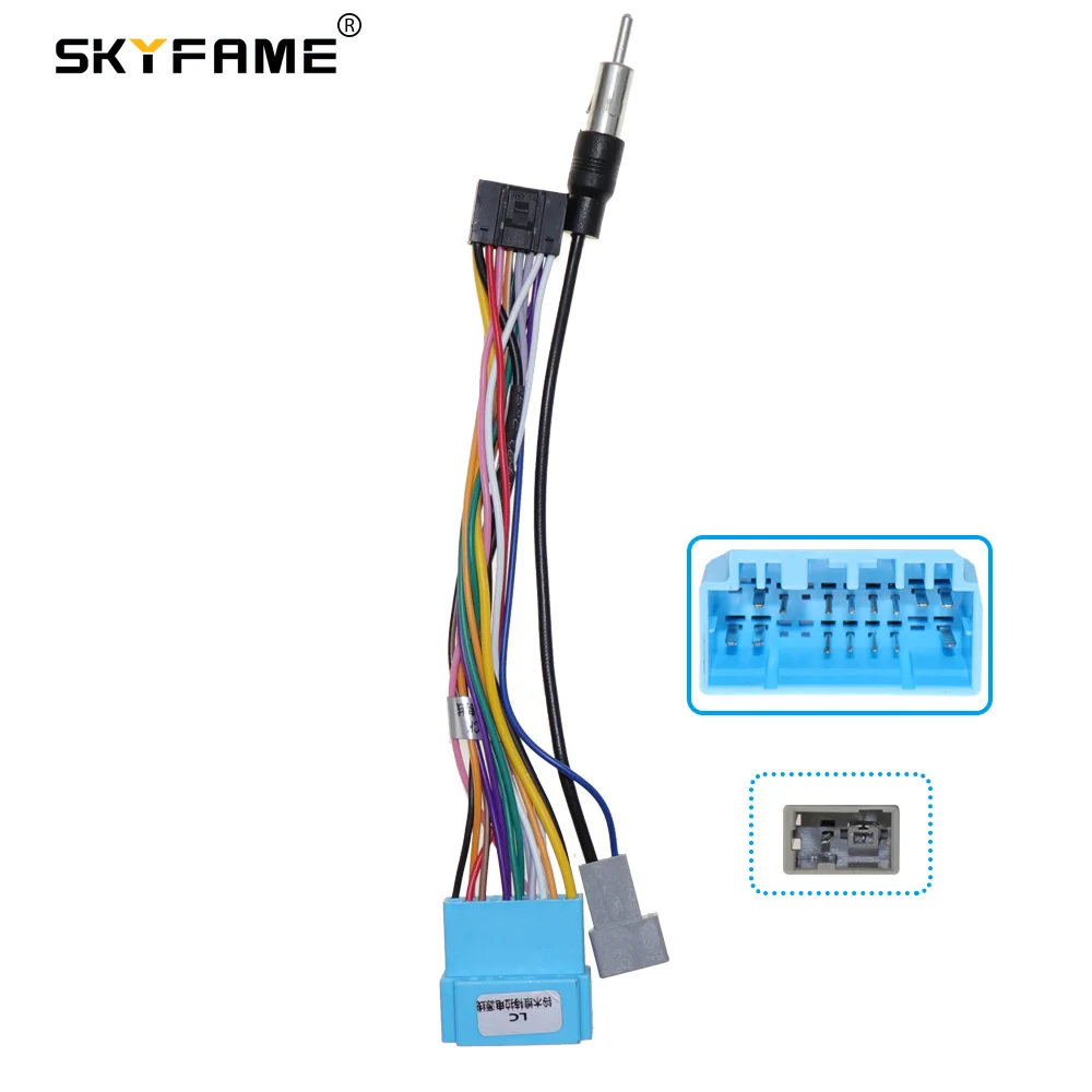 

16-контактный автомобильный стереопровод SKYFAME, адаптер питания для Suzuki Swif super Vitara SX4 G10 liana