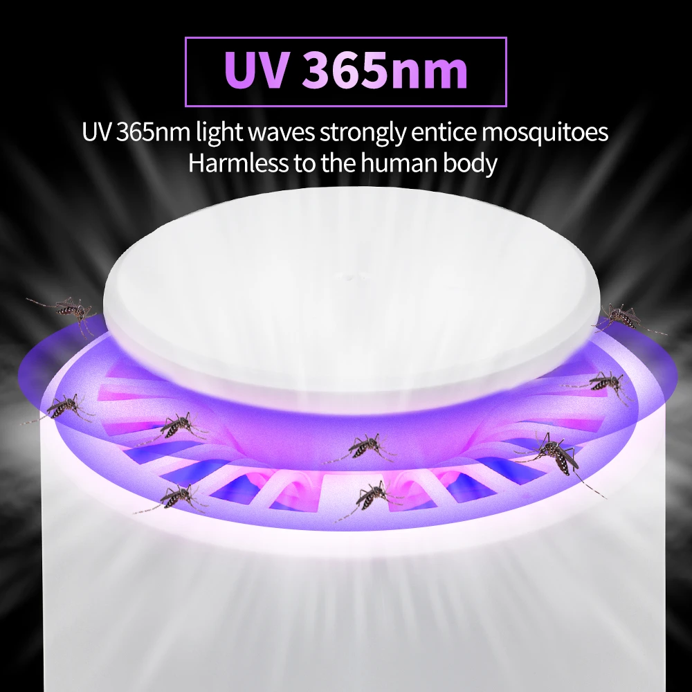 

LED Mosquito Killer USB Electric Insect Trap Lamp 5V Anti Mosquito LED House Fly Killer Lamp LED Bug Zapper Light Photocatalysis