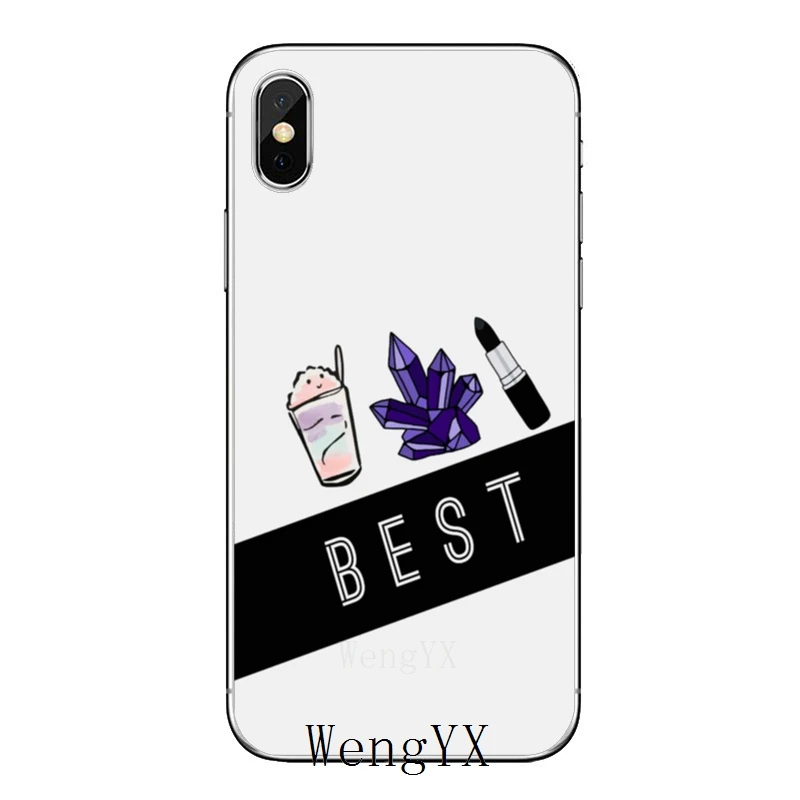 Bff лучшие друзья, соответствующие для iPhone XR X XS Max 8 7 6s 6 plus SE 5s 5c 5 iPod Touch аксессуары чехол для телефона - Цвет: bff-best-friends-05