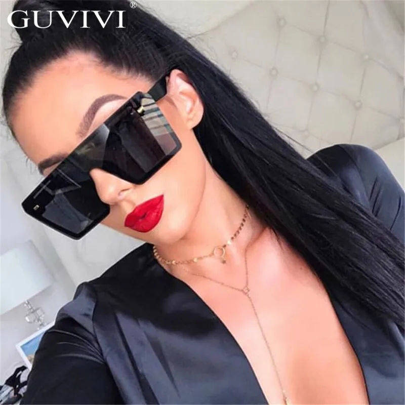 Солнцезащитные очки Guvivi для мужчин и женщин UV-400 винтажные квадратные модные