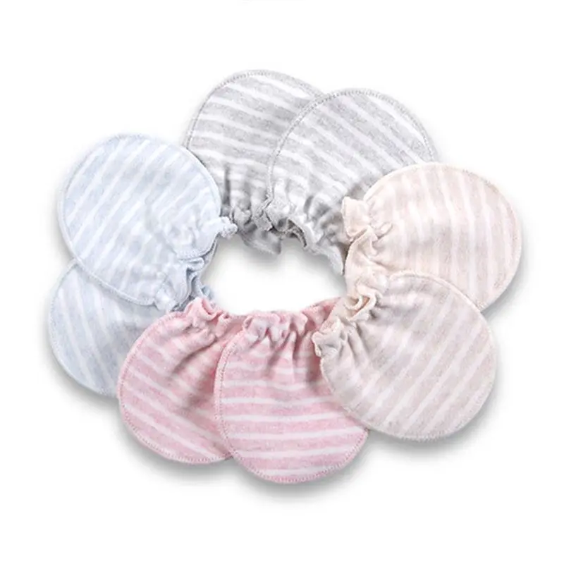 Простая шапочка и перчатки для новорожденных 2 шт./компл. комплект из мягкого