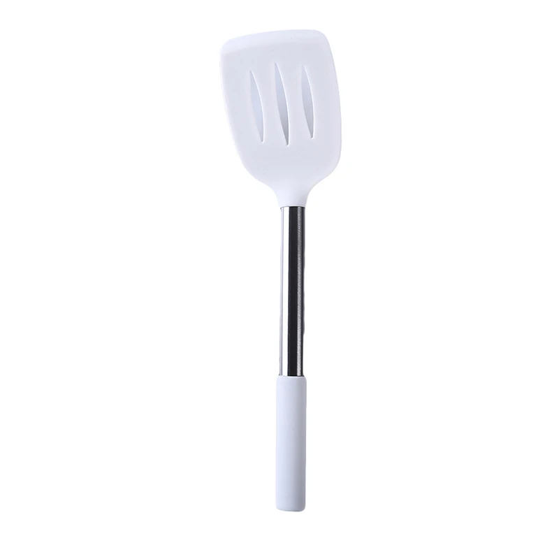 White shovel Нейлоновая антипригарная кухонная утварь инструменты термостойкая Лопата сливная Лопата ключ Лопата гаджет аксессуары кухонная посуда - Цвет: White shovel