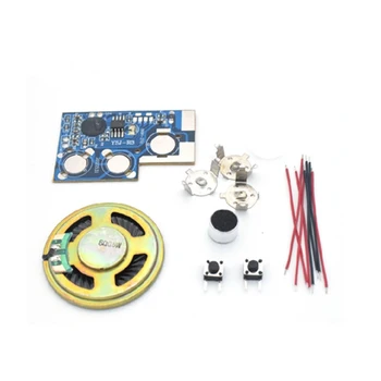 

Sound Recording Module Playback Voice IC Chip Voice DIY KIT 20 Seconds Record Music Greeting Card with Indicator Light Recorder