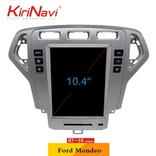 KiriNavi вертикальный экран Tesla стиль 10," Android 8,1 Автомагнитола для Ford Mondeo аудио gps навигация автомобильный мультимедийный 2007-2010