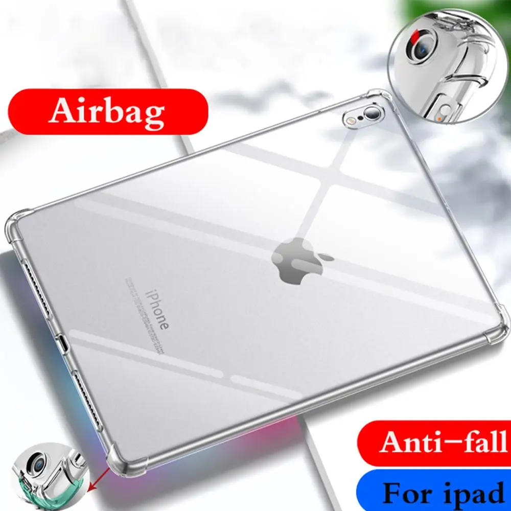 Чехол для iPad 9 7 2017 2018 2019 10 2 5-го 6-го 7-го поколения мягкий ударопрочный чехол из ТПУ