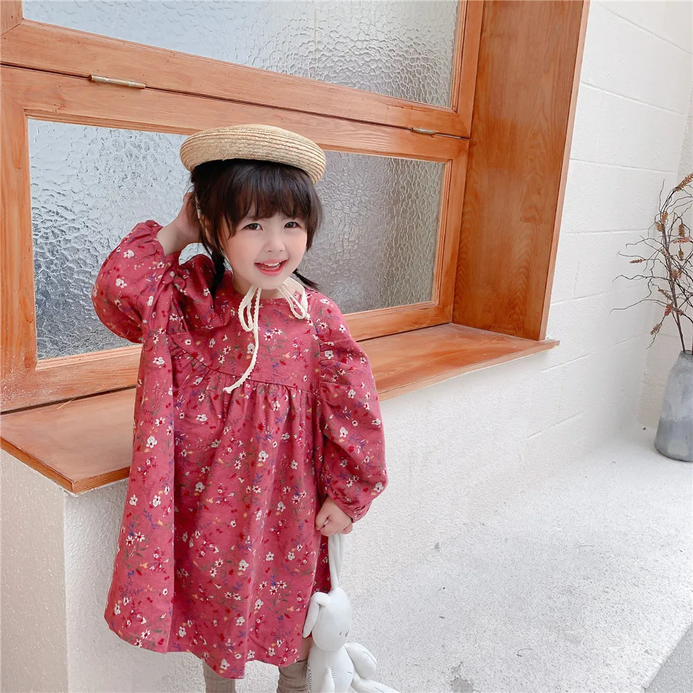 

2020 Autumn Girl's Dress Baby Floral Dress
