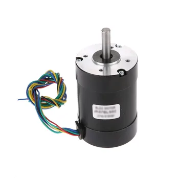 

57mm 36V 23W Brushless DC Motor 3 Phase 8mm Round Shaft 57*57*45mm 0.055N.m 4000RPM BLDC Motor For 3D printer DIY Design
