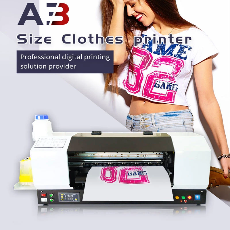 DOMSEM impresora Digital textil DTG para ropa, tela, Camiseta de tamaño A3|Impresoras| - AliExpress