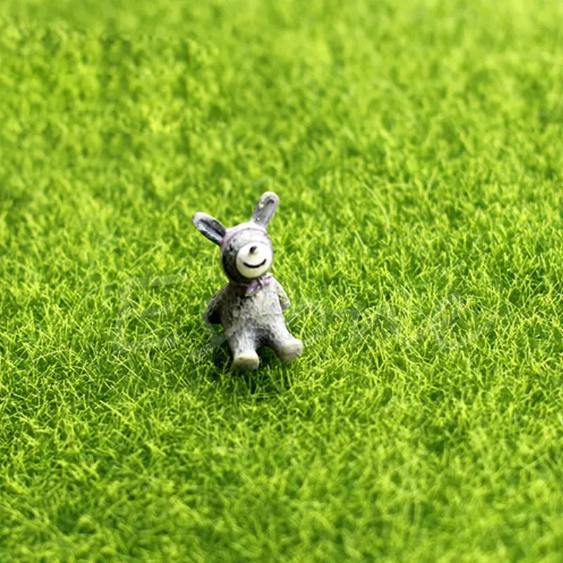 Artificielle Grass Lawn Moss Miniature Craft Pot Fee Dollhouse Bricolage 15x15cm 30x30cm