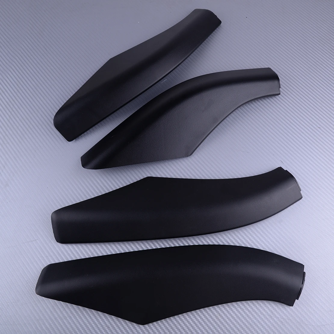 

4PCS Car Roof Luggage Rack Rail End Cover Shell Plastic Black Fit for Land Rover Freelander 2 2008 2009 2010 2011 2012 2013 2014