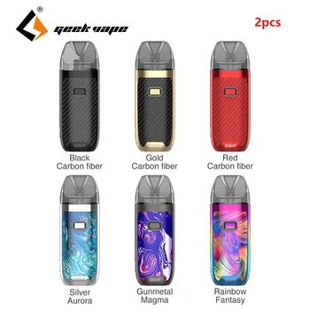 

2pcs New Original GeekVape Bident Kit with 950mah Battery 3.5ml/2ml Refillable Pod E-cig Dual Coil Pod System MTL / DTL Vape Kit