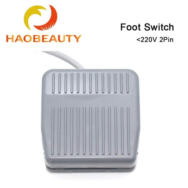 안전하고 편리한 HAOBEAUTY 레이저 마크 기계 풋 스위치