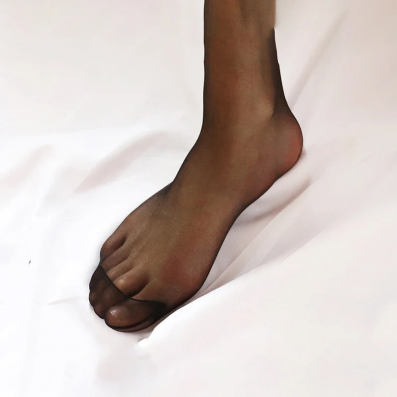 

Mens Socks Anti Slip Casual Fashion Comfy Transparent Ultra Thin Sheer