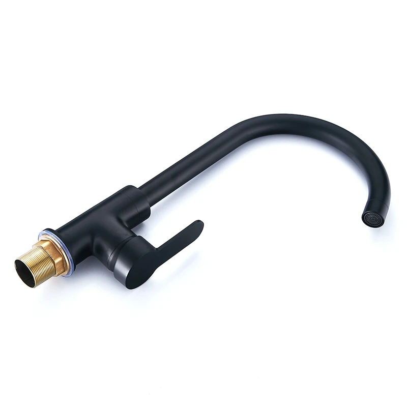 

Modern Basin Faucets Black Sink Mixer Taps Kitchen Bathroom Taps Single Lever Faucet Black Basin Mixer