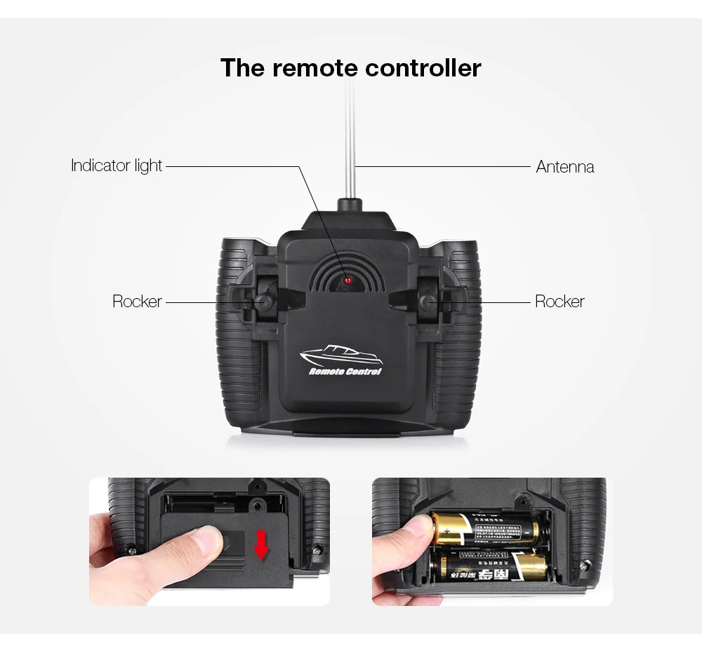Радиоуправляемые лодки зарядка наружная рация пульт дистанционного управления 4 канала Водонепроницаемый мини Лодка приманка 802 лодка