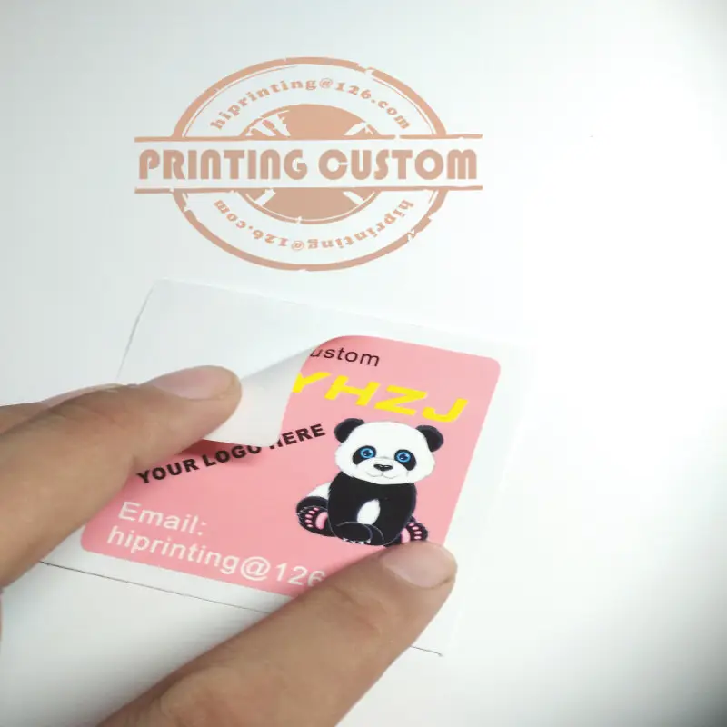 2x2 дюйма белая виниловая наклейка печать на заказ/kiss cut sticker