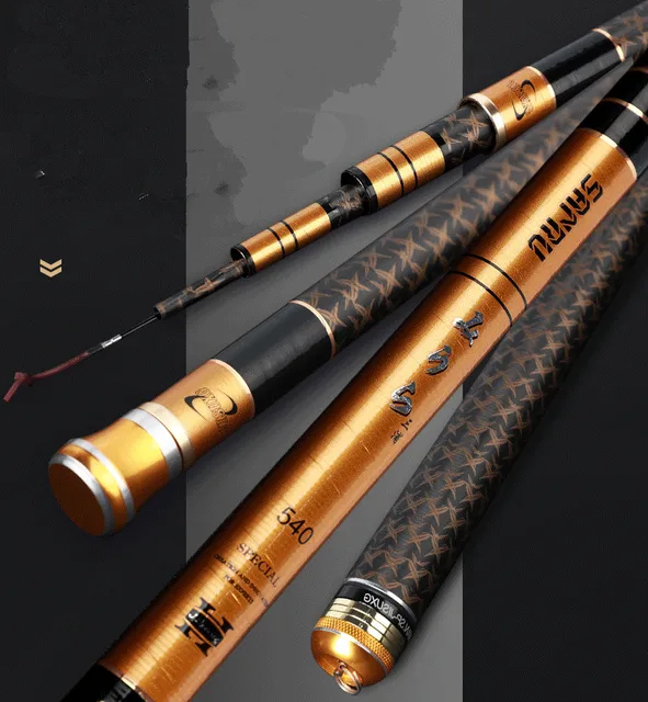 超硬10H/19調カーボン製台釣り竿、鮎竿【7.2メートル】 【公式通販】