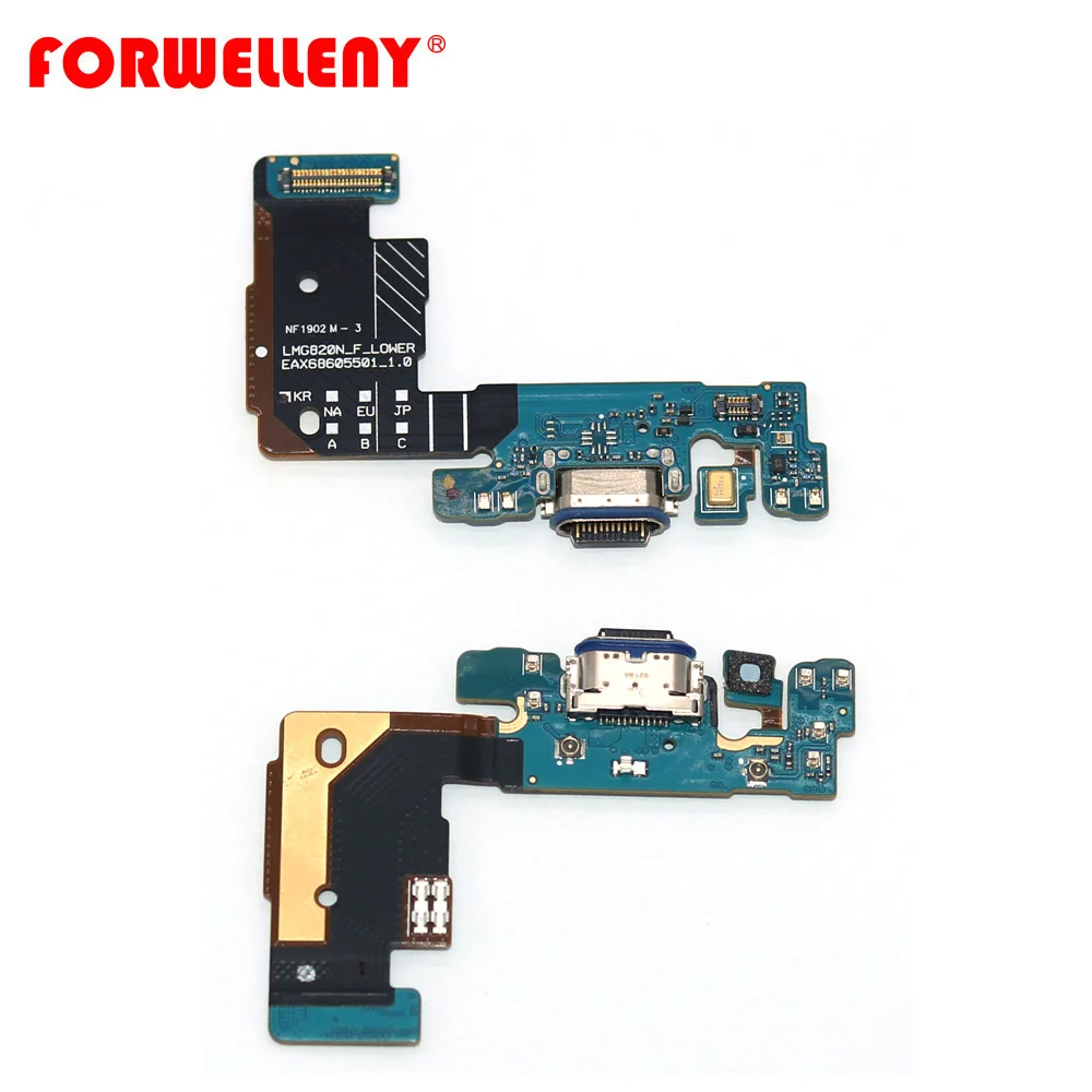 

FOR LG G8 ThinQ Type C Charging Port Charger Dock With Microphone bottom Board flex cable G820N G820QM
