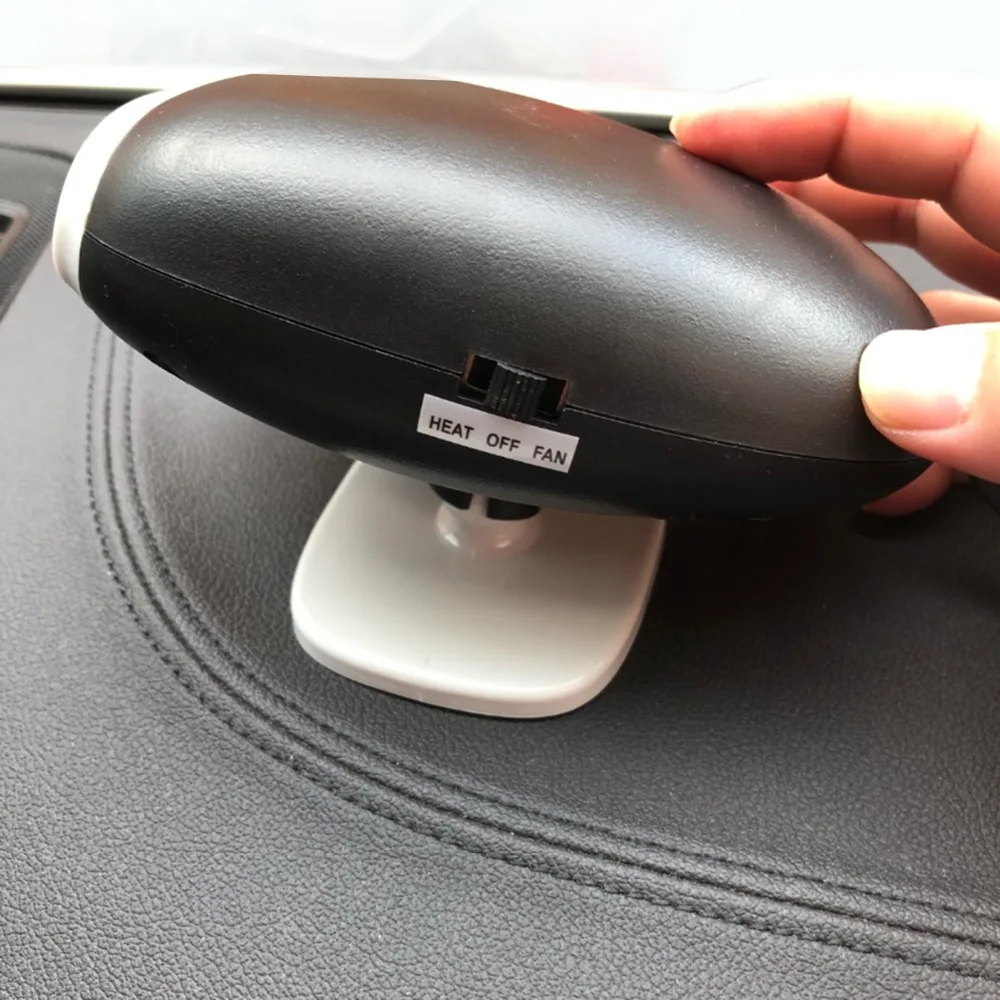 Portable Car Heater Auto Heater Fan Car Defogger Fast Heating Defrosts 12V 150W