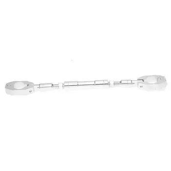 

7/8" 22mm Motorcycle Handlebar Aluminum Handle Bar Brace & Clamp Dirt Pit Bike Silver