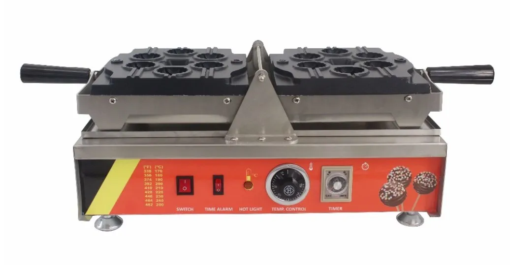 Description Picture 3 of itemElectric 110v 220v Lollipop waffle cake machine Candy cake machine lolly waffle maker