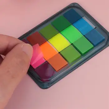 

10pcs Index Label Sticker Sticky Notepads Fluorescent Note Stickers Self-Stick Note Adorable Pads for Office School (Colorful)