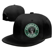 

Cobra Kai Dojo Coffee Logo Band Logo Hip Hop Street Dance Snapback Hat for Men Women Adult Outdoor Casual Sun Baseball Cap