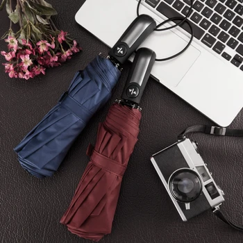 

Lydia Wind Resistant Folding Fully-Automatic Umbrella Parasol Compact Large Travel Paraguas Business Car 10K Umbrellas