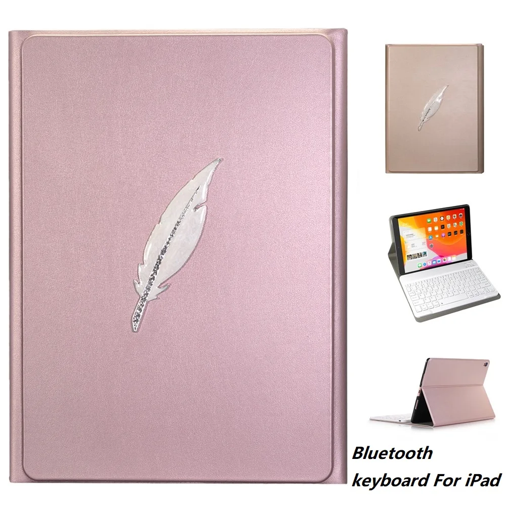 Кожаный чехол Sky feather с Bluetooth клавиатурой Чехол для iPad Mini 4 5 2017 2018 9 7 Pro 10 11 дюймов Air