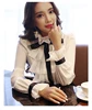 New Women Blouse Tops white Ruffles Bow Long Sleeve Shirt Casual Chiffon Blouse 2022 New Work Wear Office Blusas Femininas 570A ► Photo 2/6