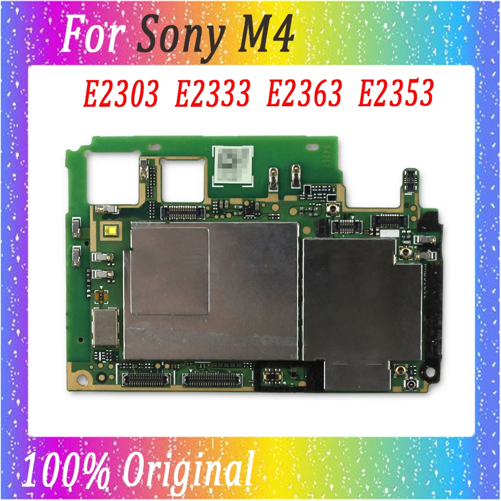 Для материнской платы sony M4 E2303 E2333 E2363 E2353 с системой Android, оригинальная разблокированная материнская плата с чипами MB